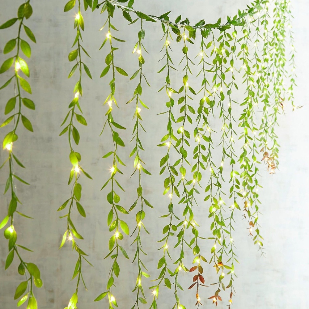 30 Pack | Willow Leaves Vines Greenery Garland 35 Strands